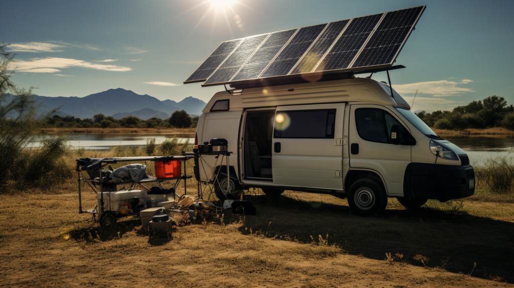 camping with solar power
